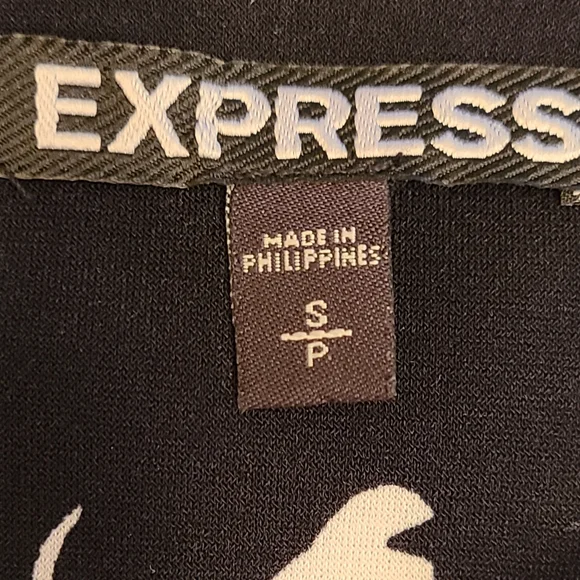 Express size SP  black/white dress - Picture 9 of 10